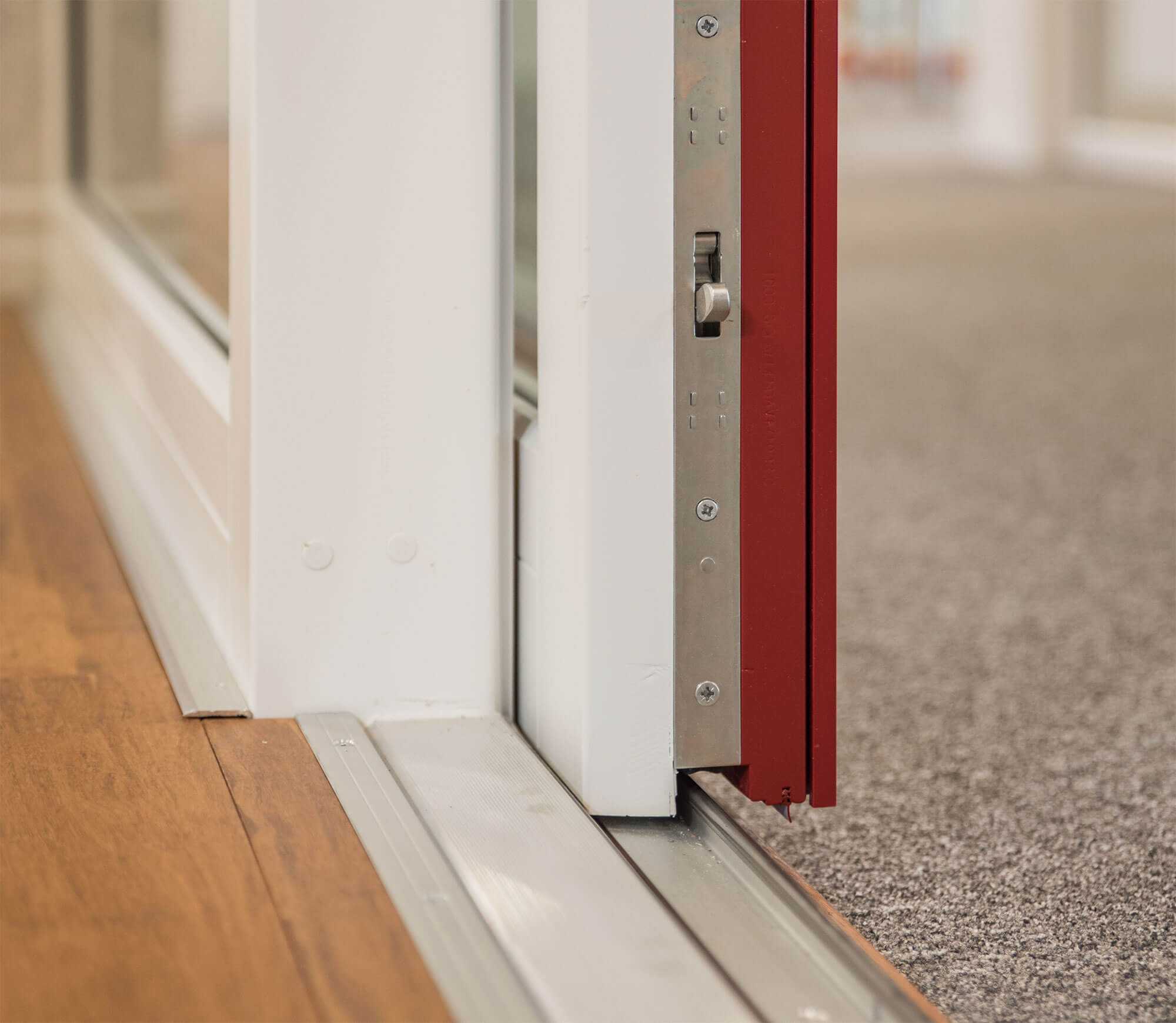 Skyvedør tre 2-fløyet 3-lags