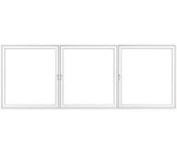 preview image for Kippvindu 3-fag aluminium 3-lags