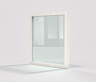 preview image for Fastkarm vindu aluminium 3-lags