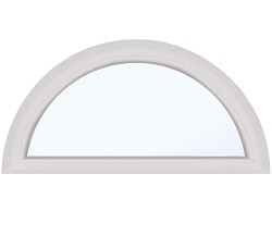 preview image for Halvmåne Fast trevindu 3-lags