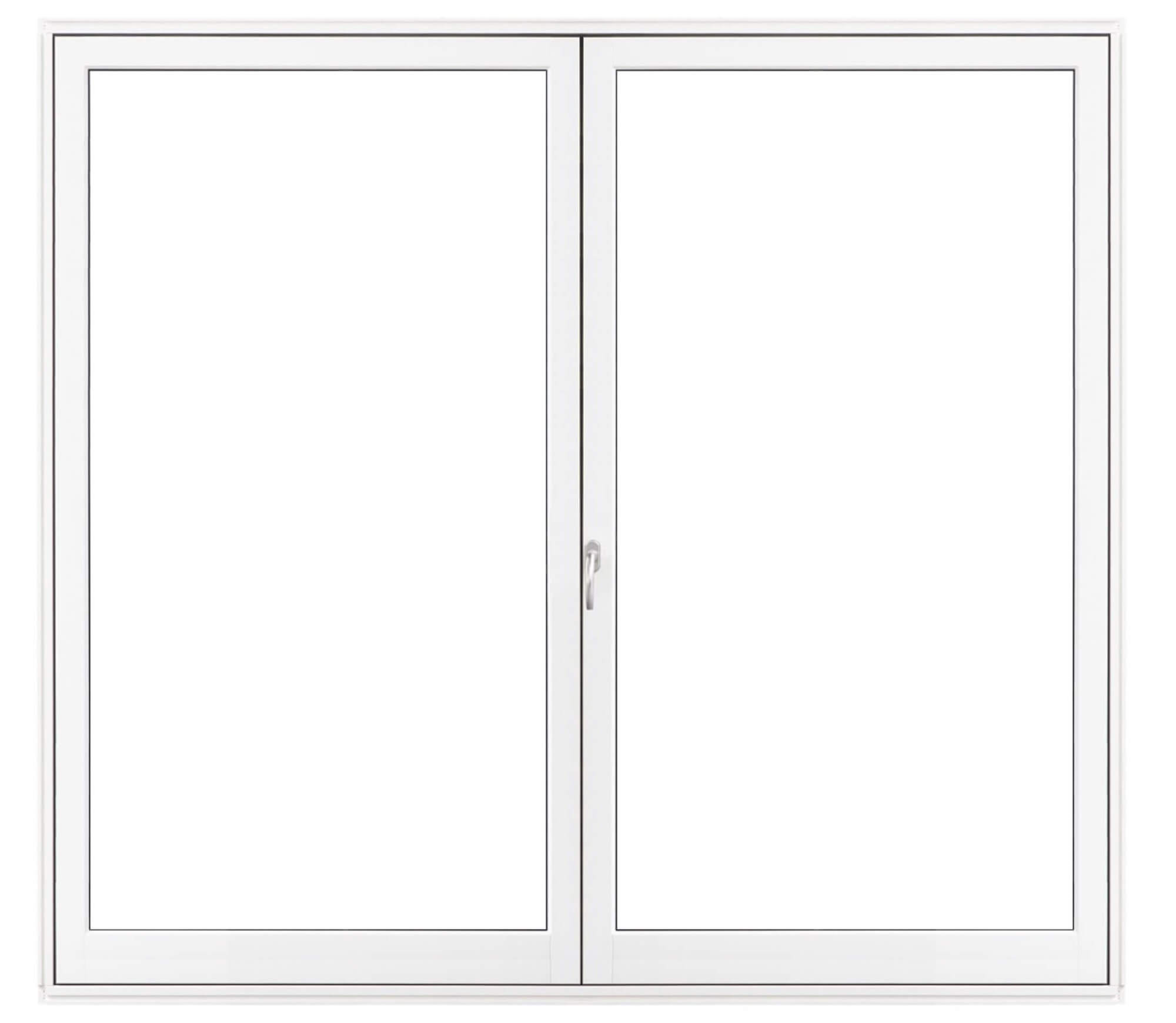 Innadslående Balkongdør aluminium 3-lags