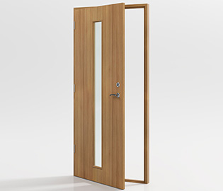 preview image for Ytterdør Eik Kronoslätt Glass