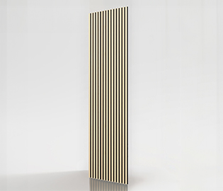 preview image for Akustikkpanel Lys Eik Svart Filt 3000x600x21mm