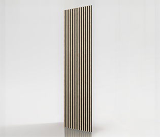 preview image for Akustikkpanel Lys Valnøtt Svart Filt 3000x600x21mm