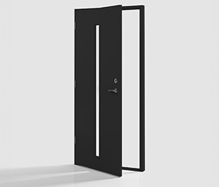 preview image for Ytterdør Modern Svart Lagerførd