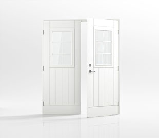 preview image for Dobbel ytterdør Lya Glass
