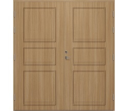 preview image for Dobbel ytterdør Eik Solsidan