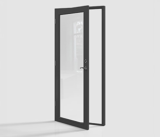 preview image for Ytterdør Helglass Mørkegrå Lagerførd