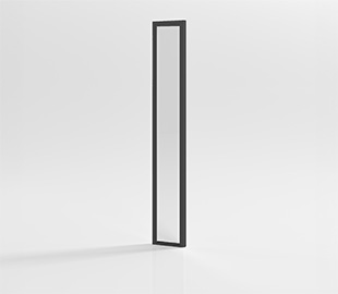 preview image for Sidelys helt glass S1 mørkegrå Lagerført