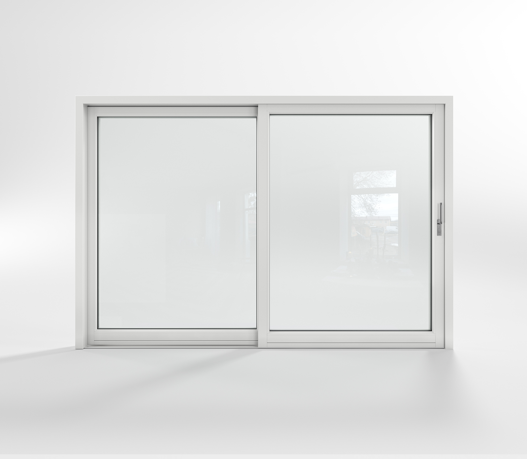 Skyvedør 2-fag aluminium 3-lags