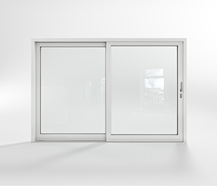 preview image for Skyvedør 2-fløyet aluminium 3-lags