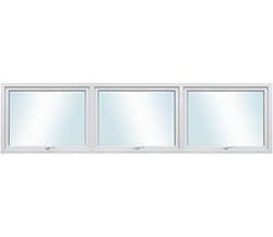 preview image for Toppsving vindu aluminium 3-fag 3-lags