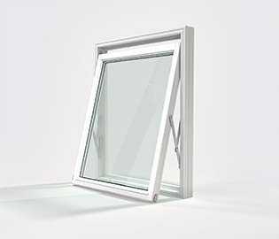 preview image for Toppsving vindu aluminium 3-lags